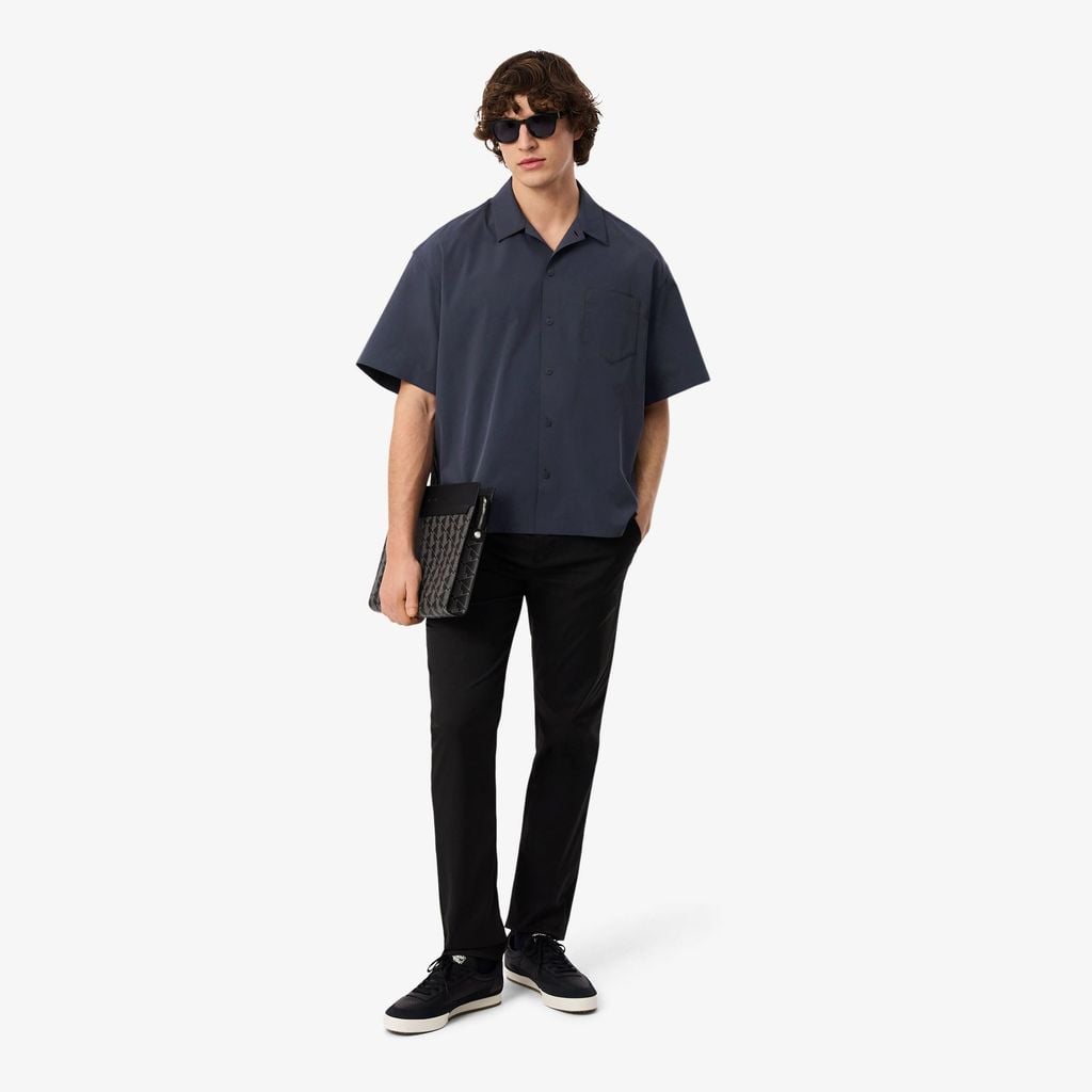 Áo Sơ Mi Lacoste Nam Dáng Rộng Tay Ngắn