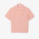 Áo Sơ Mi Lacoste Nam Dáng Rộng Chất Liệu Linen