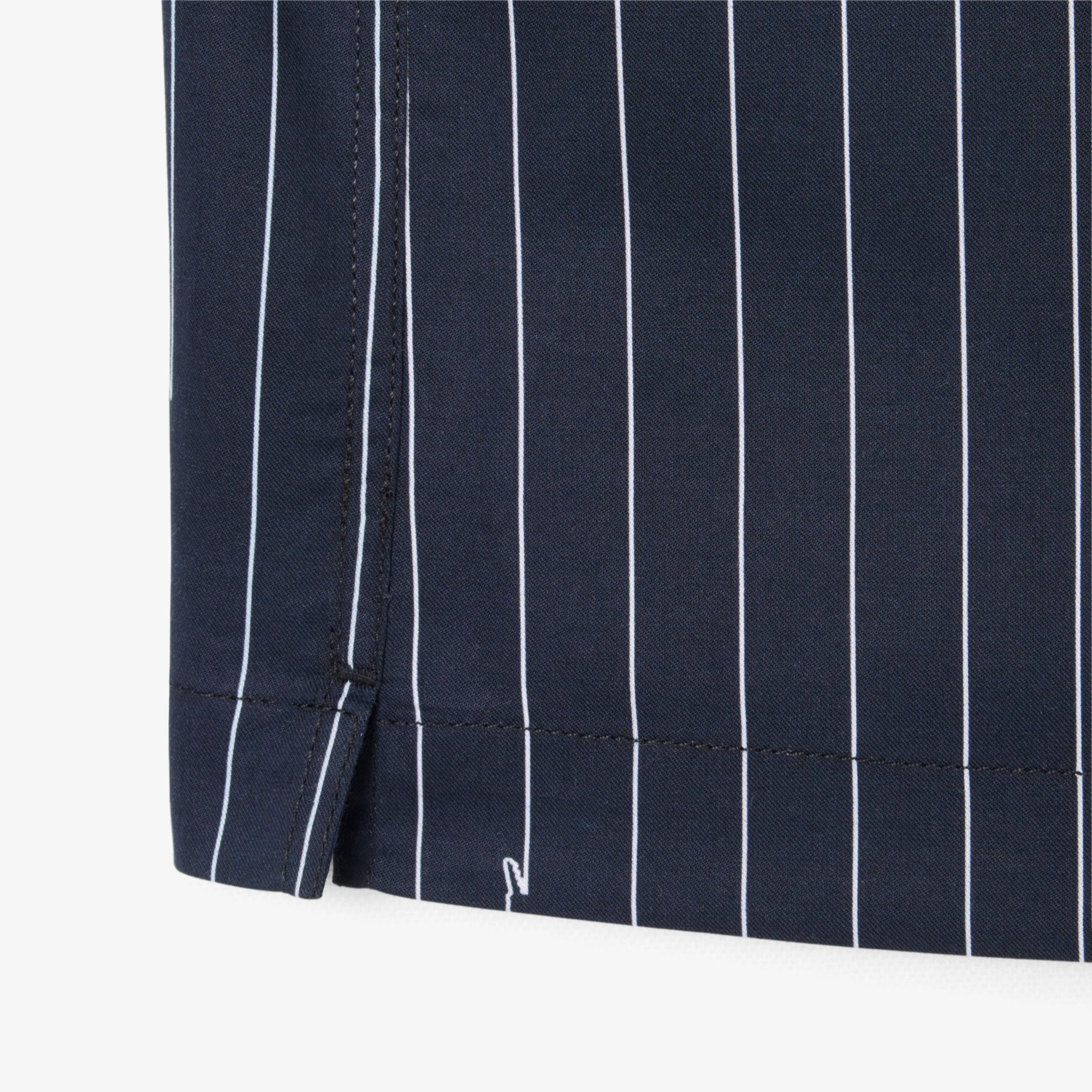 Áo Sơ Mi Lacoste Nam Dáng Rộng Chất Liệu Twill In Họa Tiết