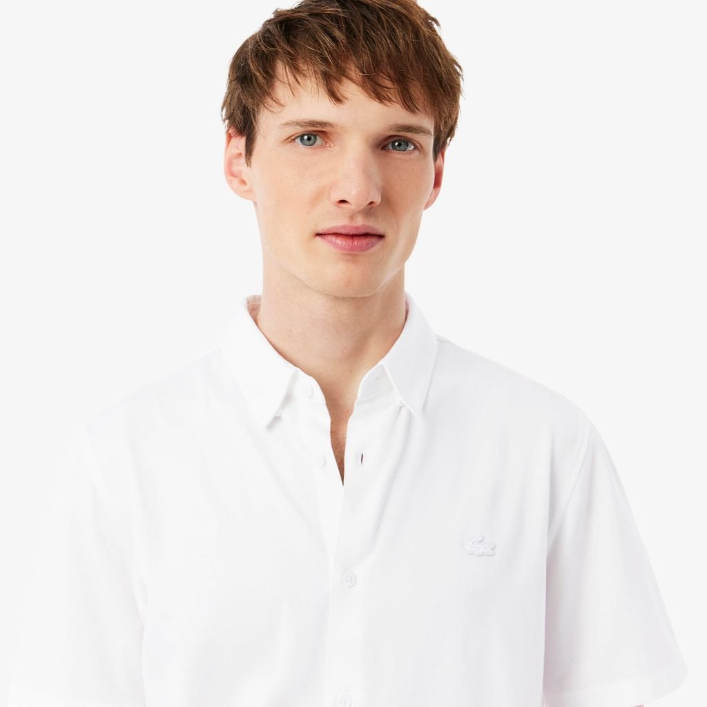 Áo Sơ Mi Lacoste Nam Ôm Dáng Tay Ngắn