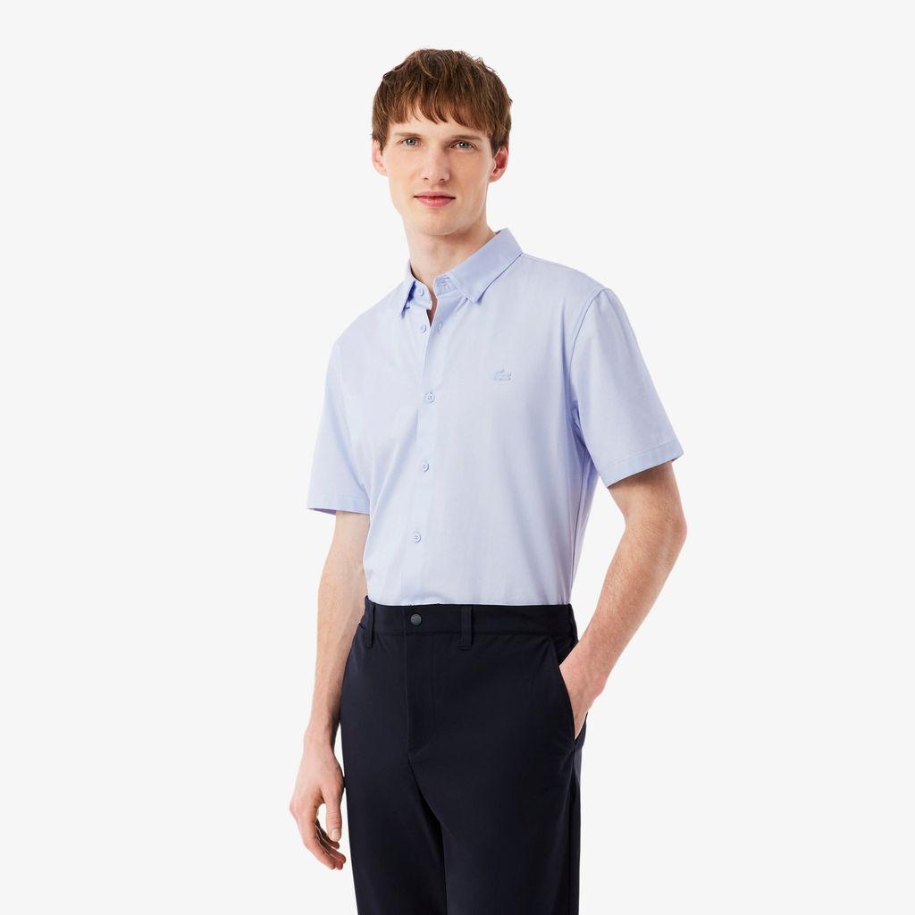 Áo Sơ Mi Lacoste Nam Ôm Dáng Tay Ngắn