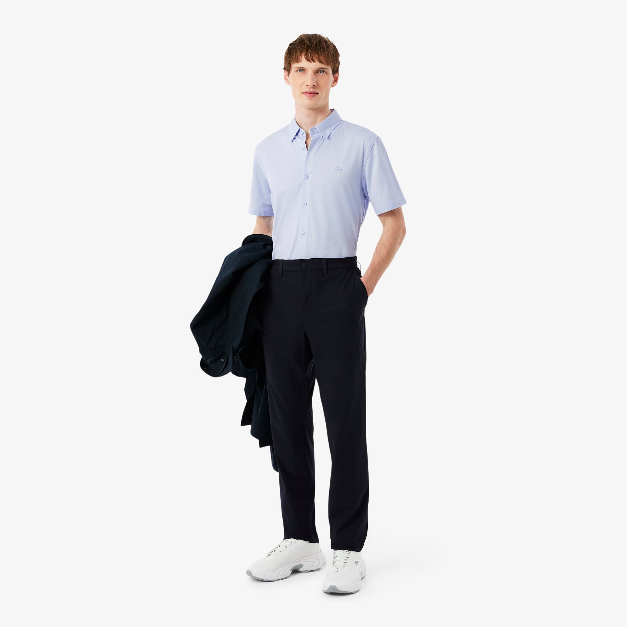 Áo Sơ Mi Lacoste Nam Ôm Dáng Tay Ngắn