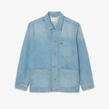 Áo Khoác Lacoste Nam Dáng Rộng Chất Liệu Cotton Denim