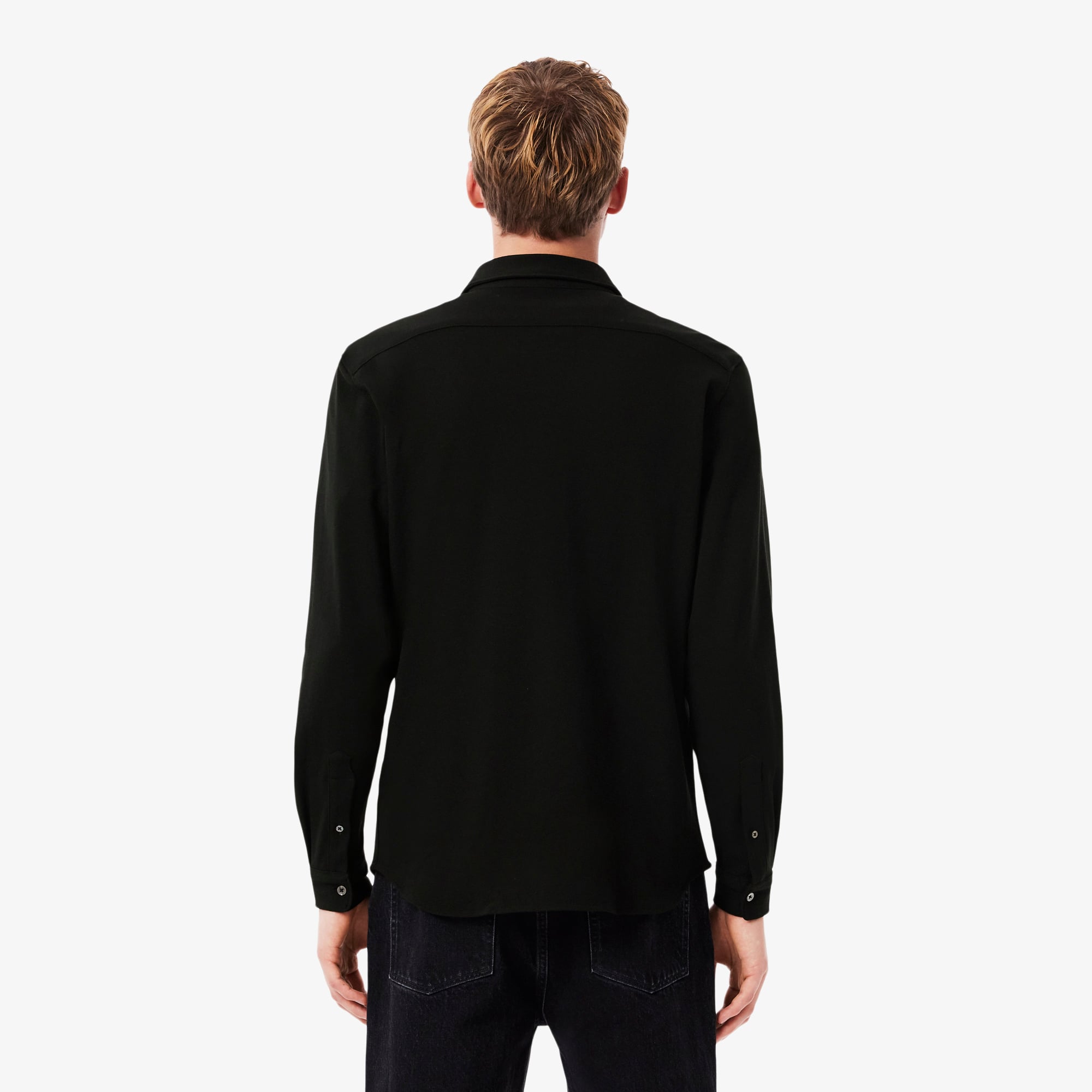 Áo Sơ Mi Lacoste Nam Ôm Dáng Chất Liệu Petit Piqué