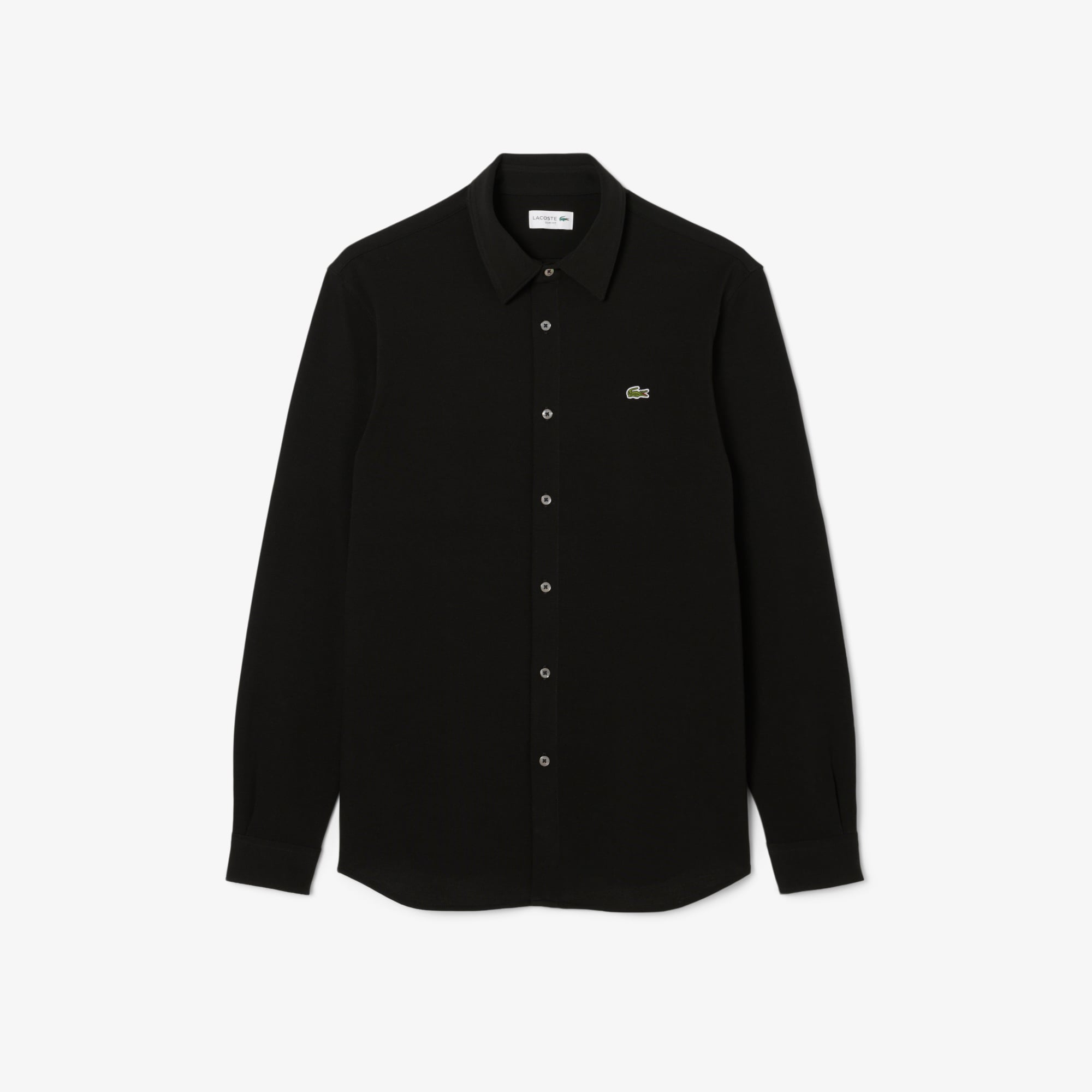 Áo Sơ Mi Lacoste Nam Ôm Dáng Chất Liệu Petit Piqué