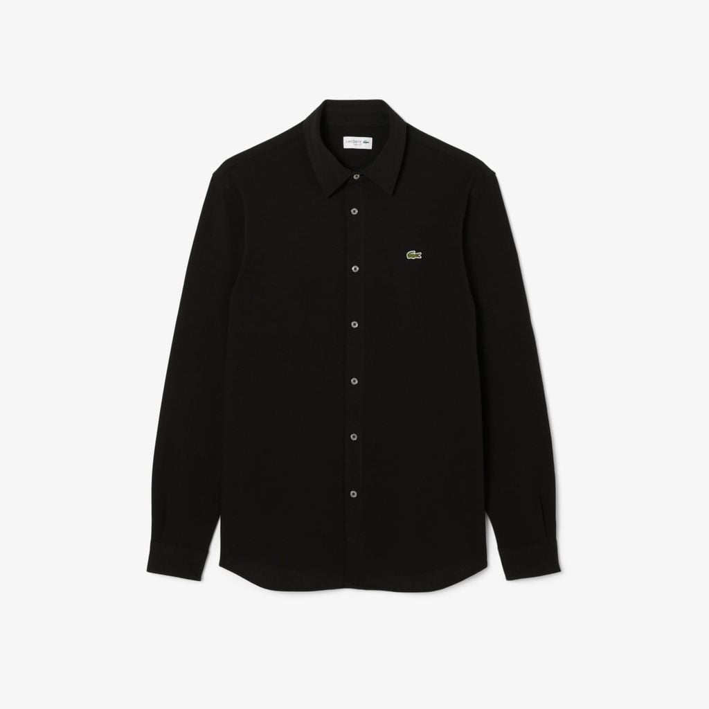 Áo Sơ Mi Lacoste Nam Ôm Dáng Chất Liệu Petit Piqué