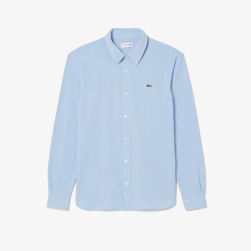Áo Sơ Mi Lacoste Nam Ôm Dáng Chất Liệu Petit Piqué