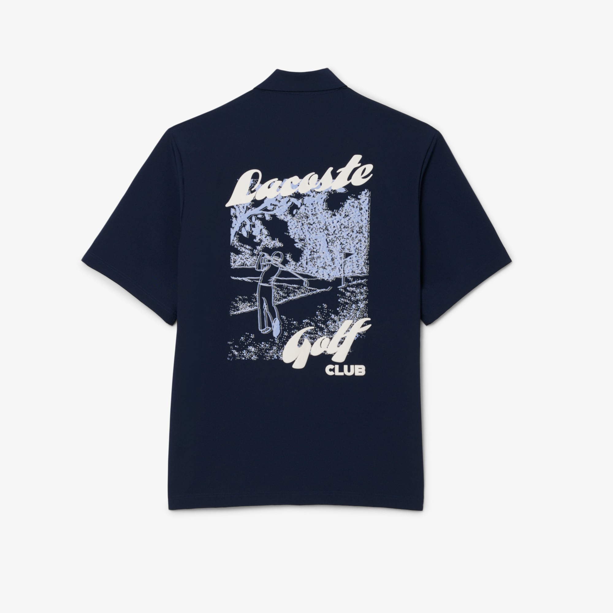 Áo Sơ Mi Golf Lacoste Nam Dáng Rộng Co Giãn Thoáng Khí