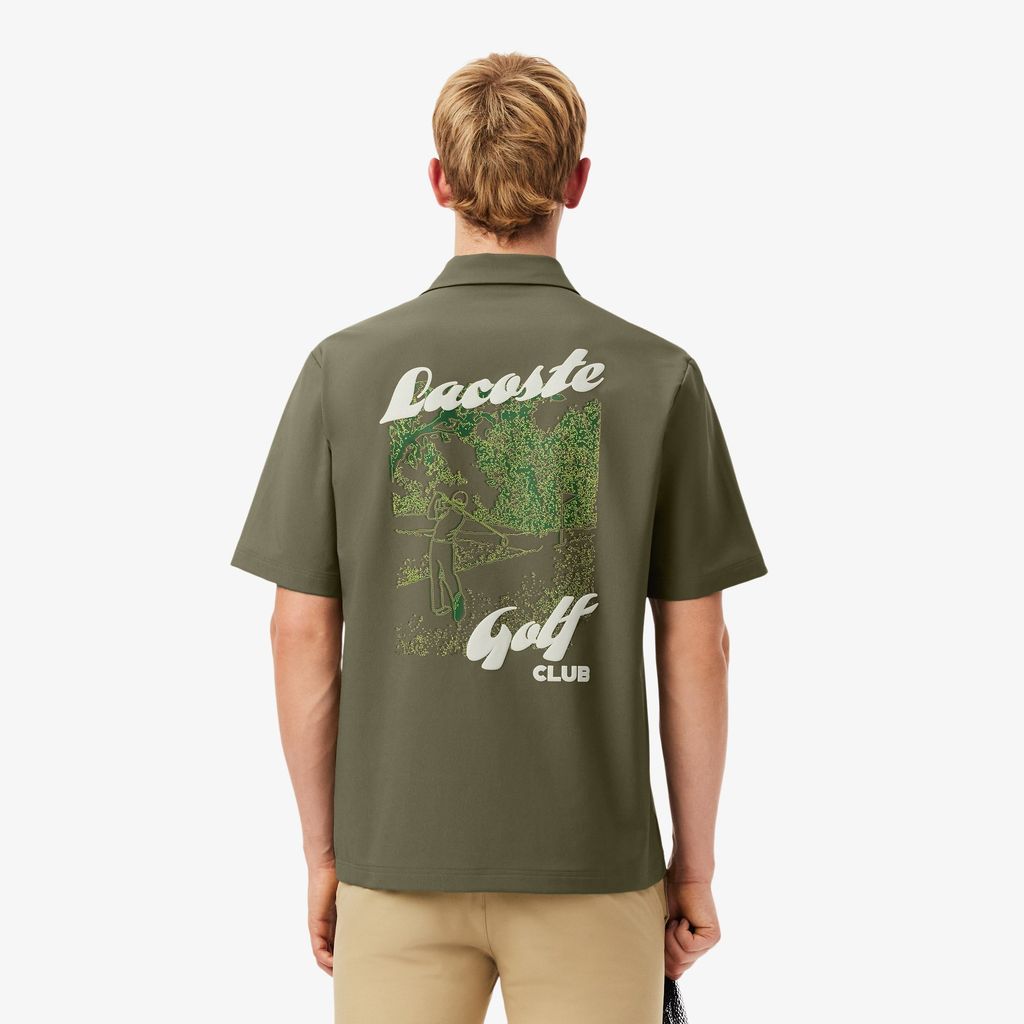 Áo Sơ Mi Golf Lacoste Nam Dáng Rộng Co Giãn Thoáng Khí