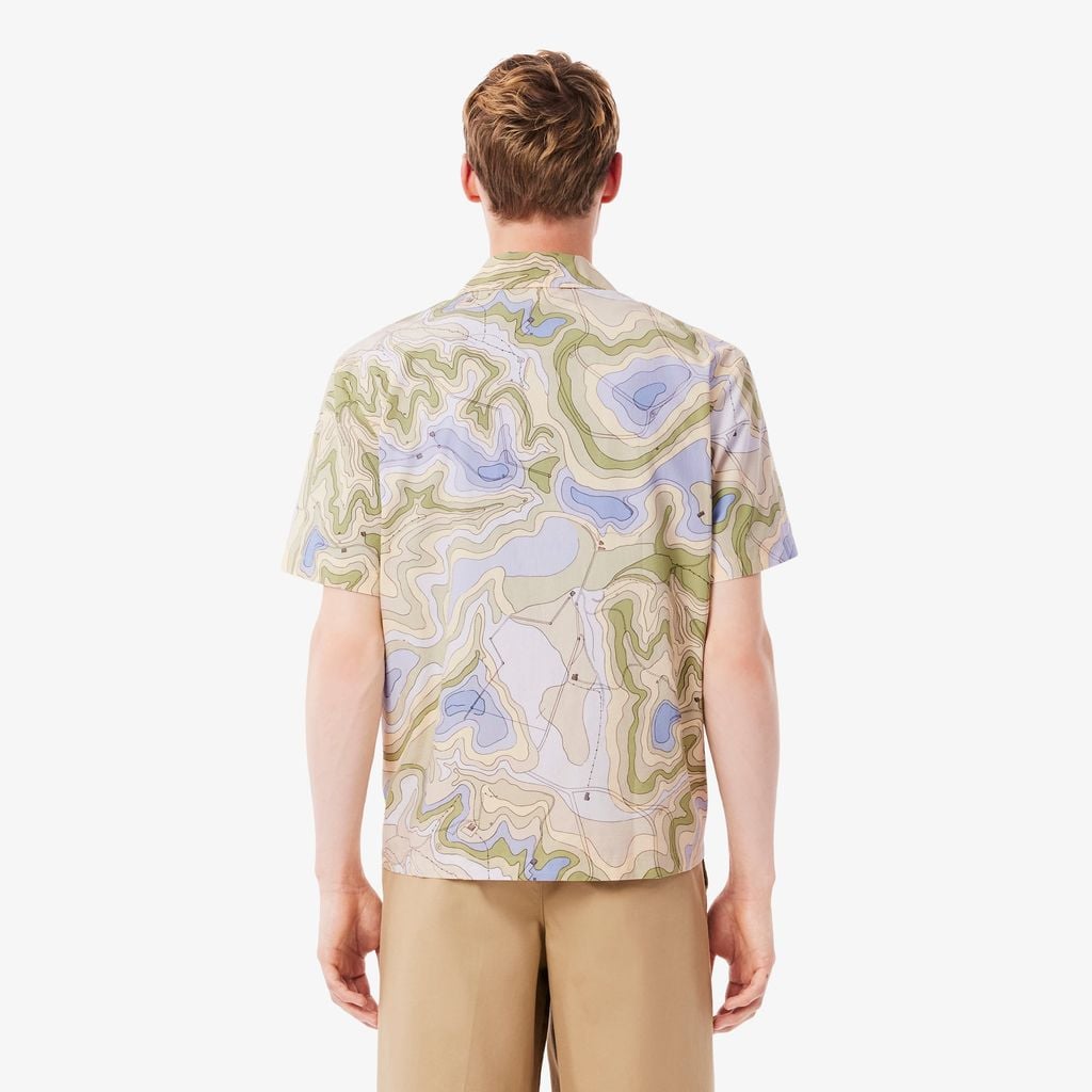 Áo Sơ Mi Lacoste Nam Dáng Rộng Tay Ngắn