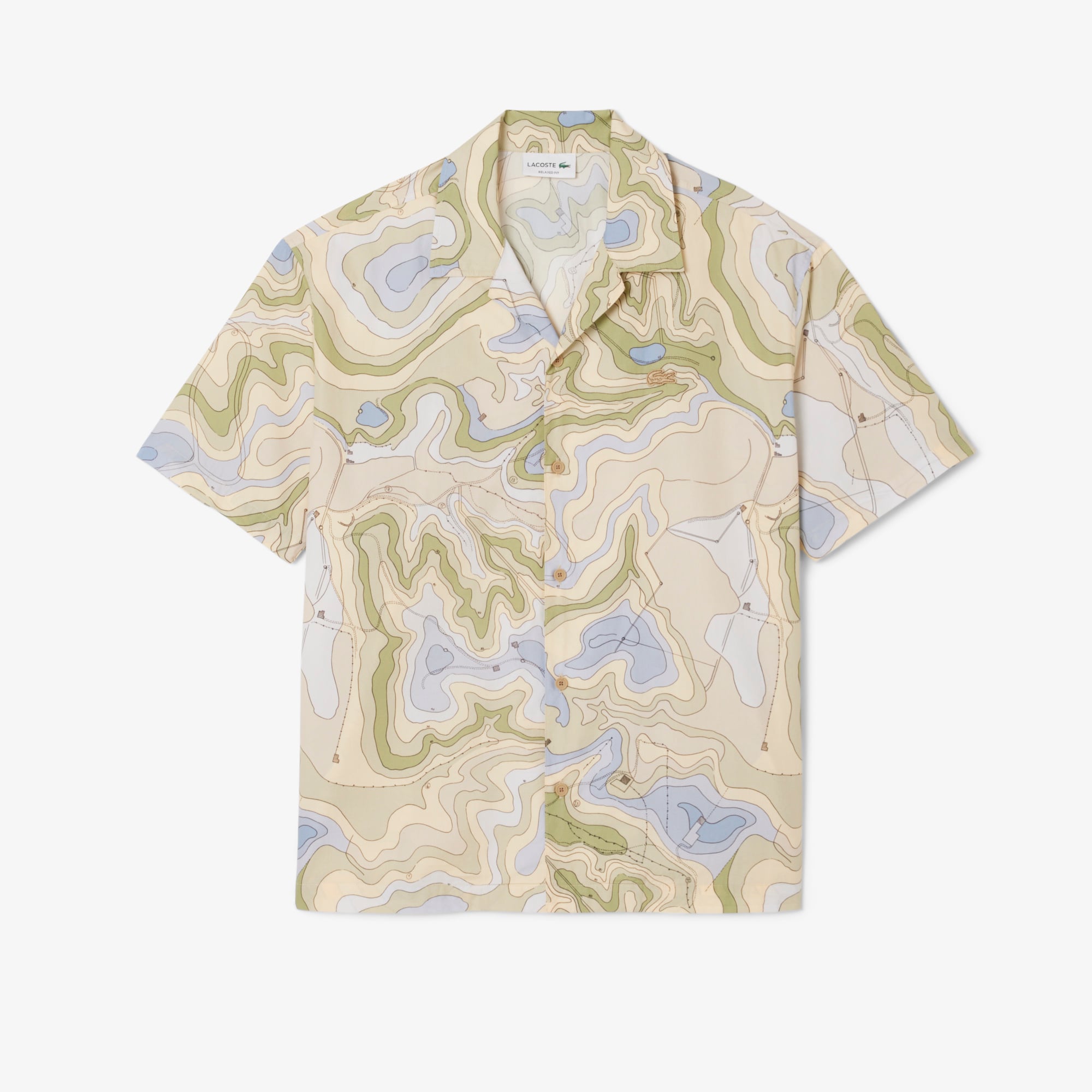 Áo Sơ Mi Lacoste Nam Dáng Rộng Tay Ngắn