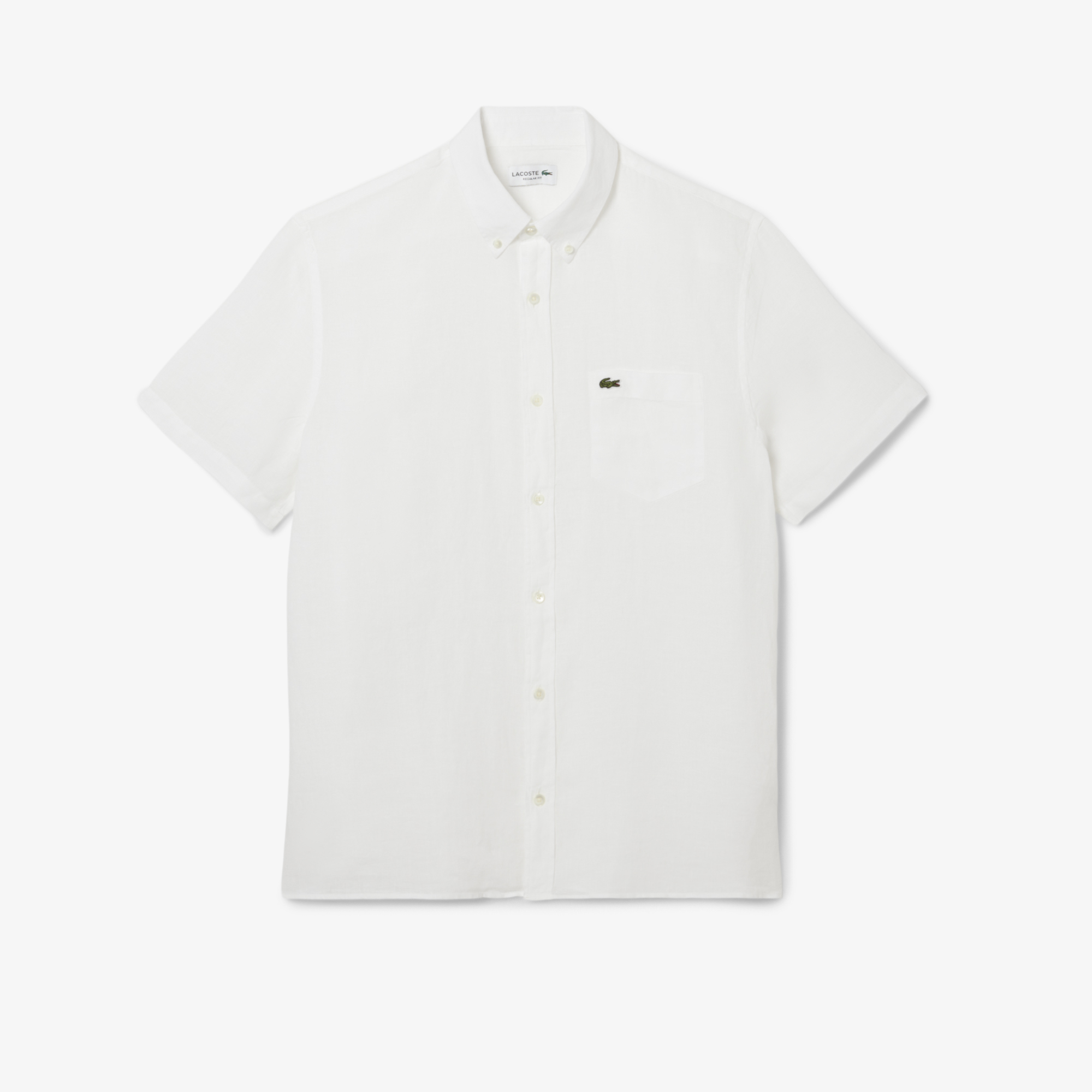 Áo Sơ Mi Lacoste Nam Tay Ngắn Chất Liệu Linen