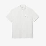 Áo Sơ Mi Lacoste Nam Tay Ngắn Chất Liệu Linen