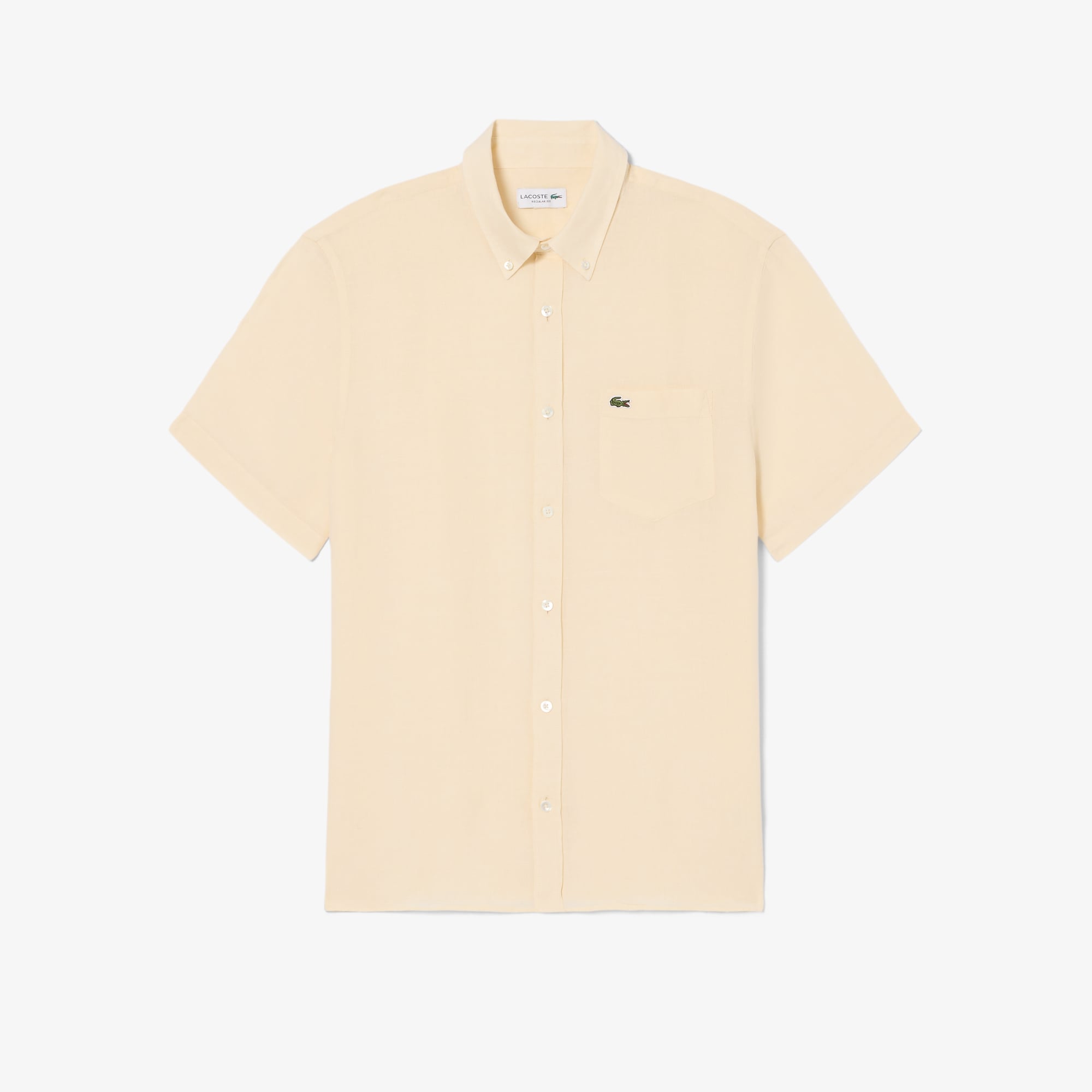 Áo Sơ Mi Lacoste Nam Tay Ngắn Chất Liệu Linen