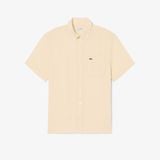 Áo Sơ Mi Lacoste Nam Tay Ngắn Chất Liệu Linen