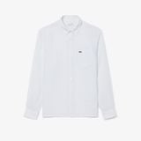 Áo Sơ Mi Lacoste Nam Dáng Suông Chất Liệu Linen Hoạ Tiết Sọc