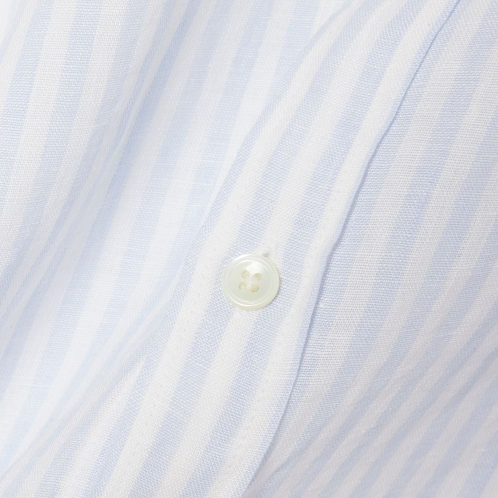 Áo Sơ Mi Lacoste Nam Dáng Suông Chất Liệu Linen Hoạ Tiết Sọc