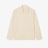 Áo Sơ Mi Lacoste Nam Dáng Rộng Chất Liệu Pha Linen
