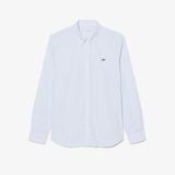 Áo Sơ Mi Lacoste Nam Dáng Suông Chất Liệu Poplin Kẻ Caro Lớn