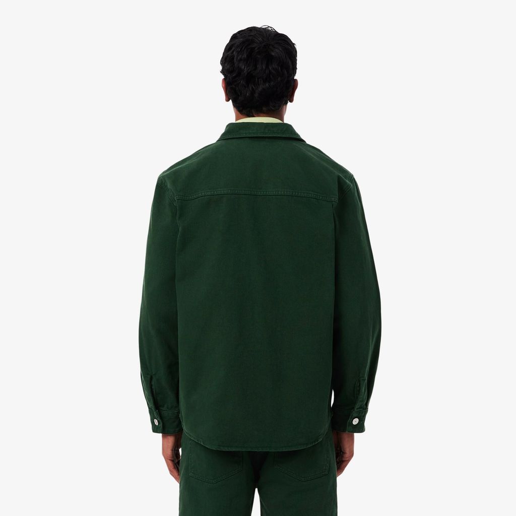 Áo Sơ Mi Lacoste Nam Dáng Oversize Chất Liệu Denim