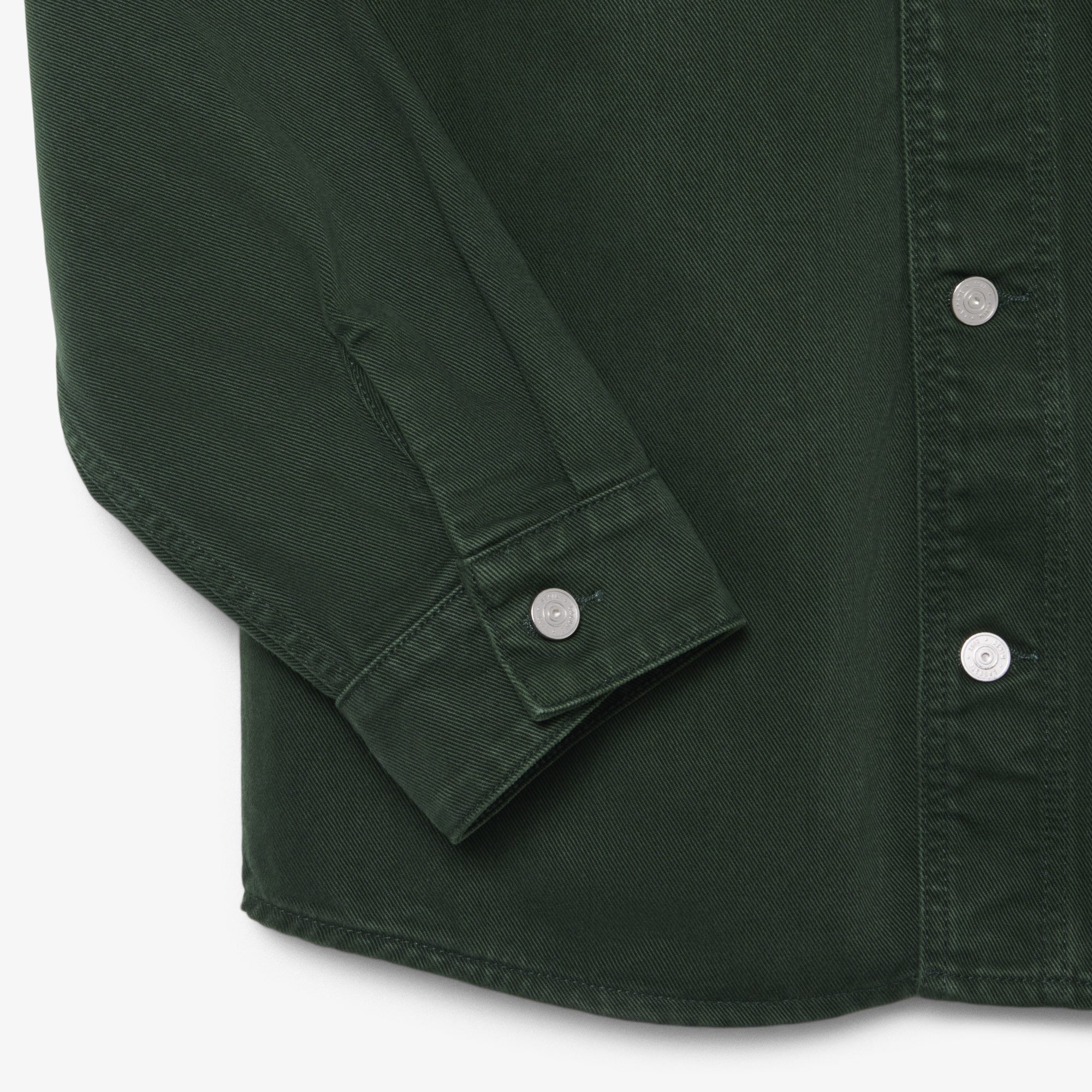 Áo Sơ Mi Lacoste Nam Dáng Oversize Chất Liệu Denim