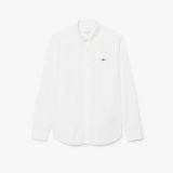 Áo Sơ Mi Lacoste Nam Dáng Suông Chất Liệu Poplin Co Giãn