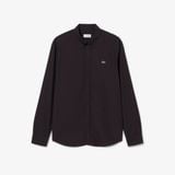 Áo Sơ Mi Lacoste Nam Dáng Suông Chất Liệu Poplin Co Giãn