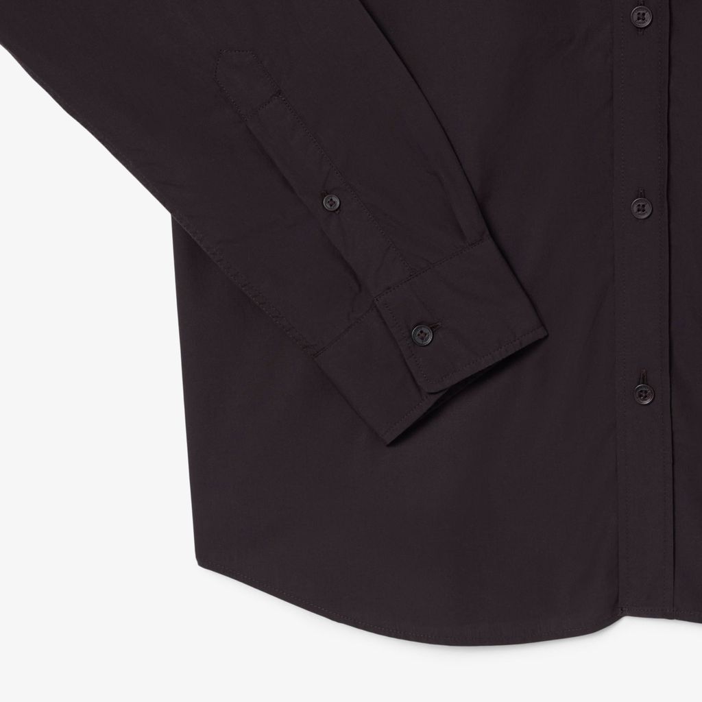 Áo Sơ Mi Lacoste Nam Dáng Suông Chất Liệu Poplin Co Giãn