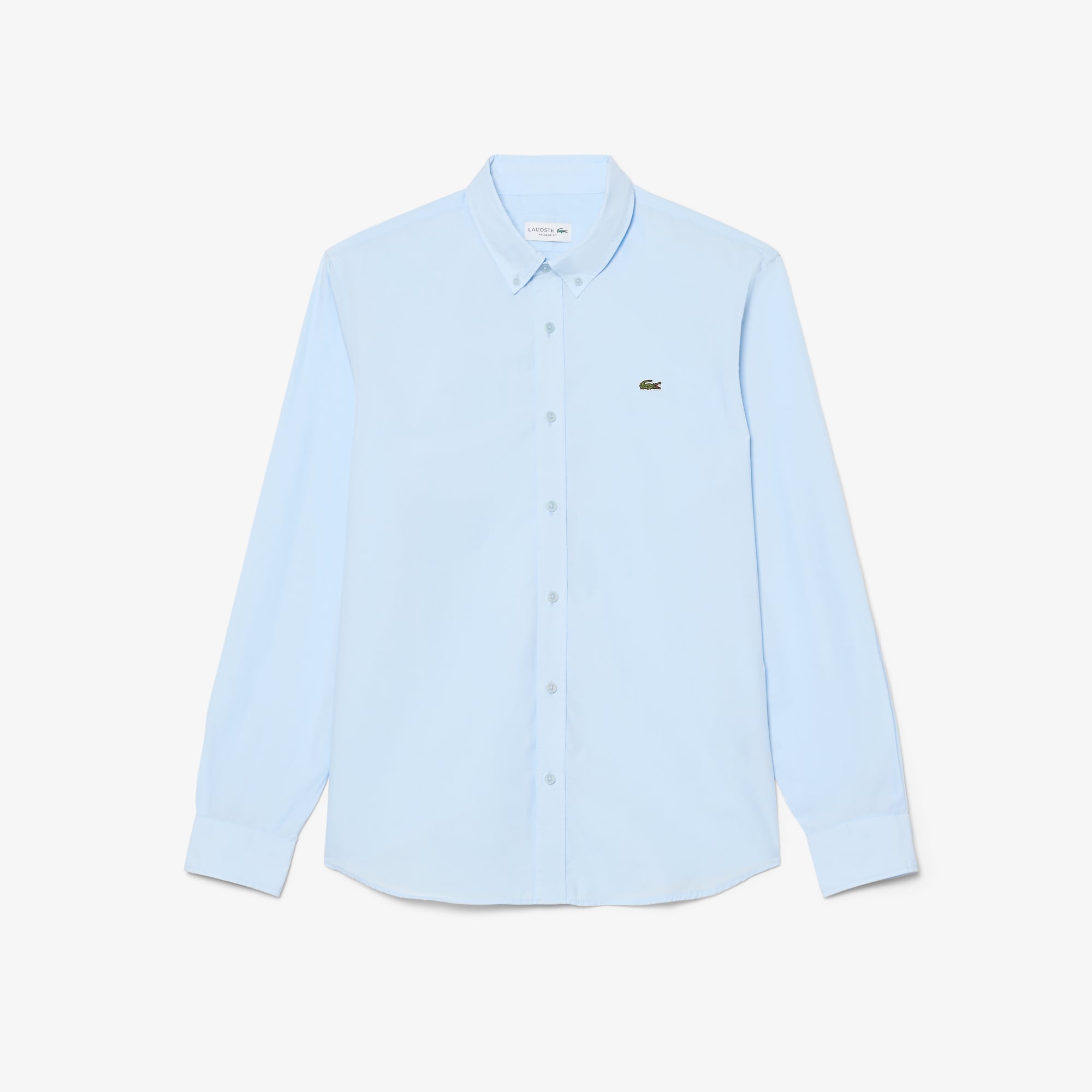 Áo Sơ Mi Lacoste Nam Dáng Suông Chất Liệu Poplin Co Giãn