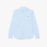 Áo Sơ Mi Lacoste Nam Dáng Suông Chất Liệu Poplin Co Giãn