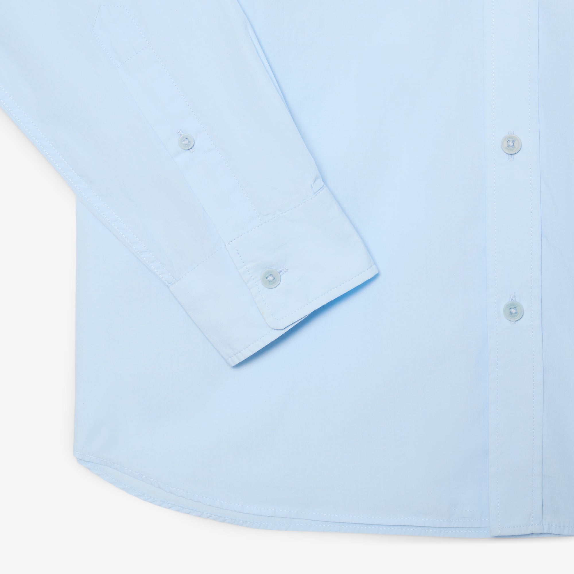 Áo Sơ Mi Lacoste Nam Dáng Suông Chất Liệu Poplin Co Giãn