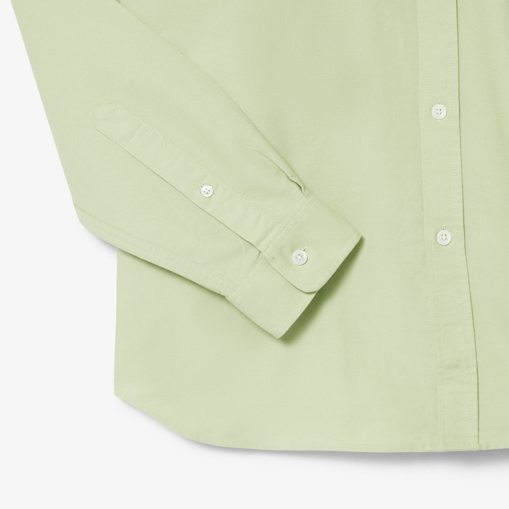 Áo Sơ Mi Lacoste Nam Dáng Suông Tay Dài Chất Liệu Oxford