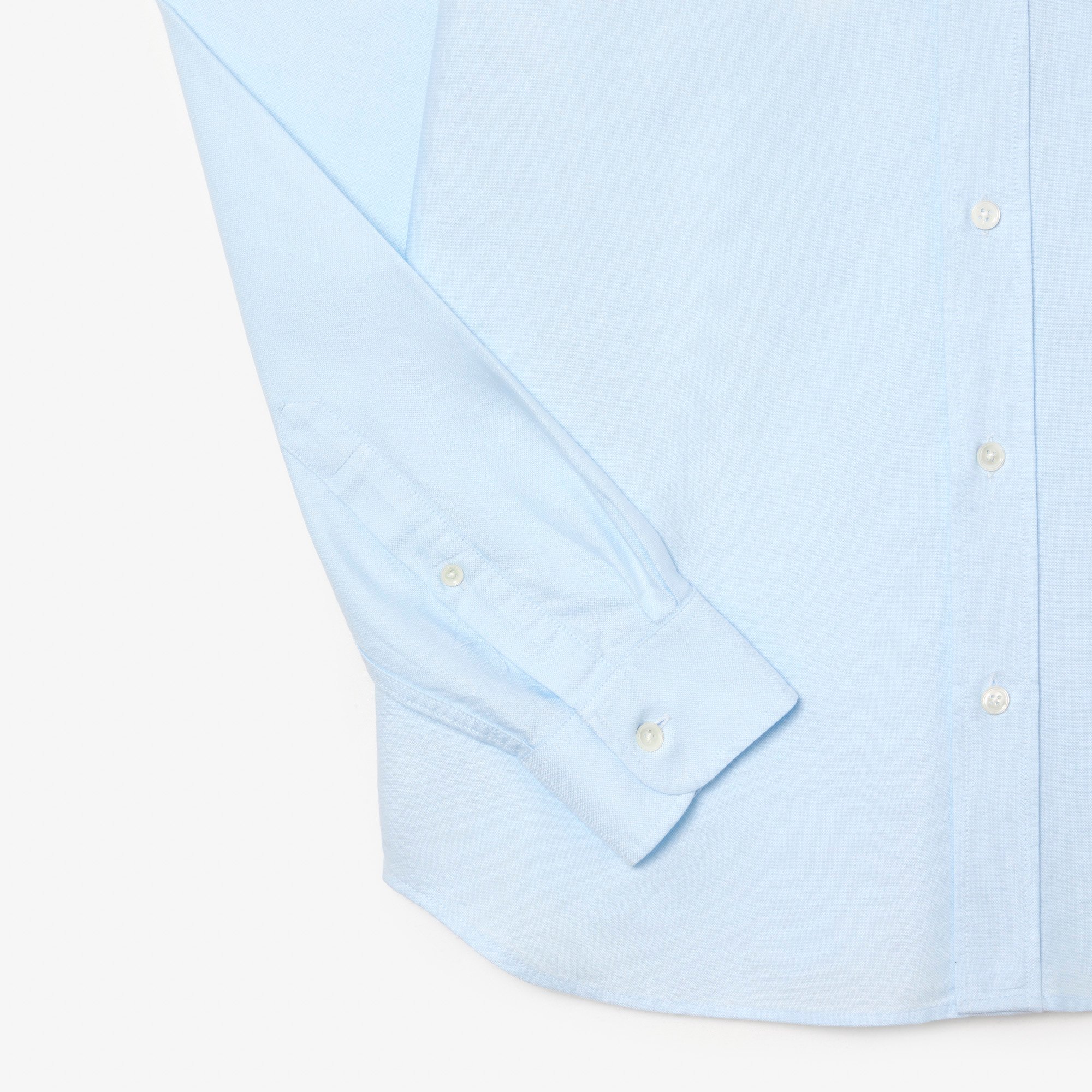 Áo Sơ Mi Lacoste Nam Dáng Suông Tay Dài Chất Liệu Oxford