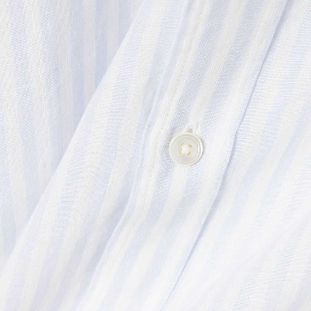 Áo Sơ Mi Lacoste Nam Dáng Suông Chất Liệu Linen Tay Ngắn