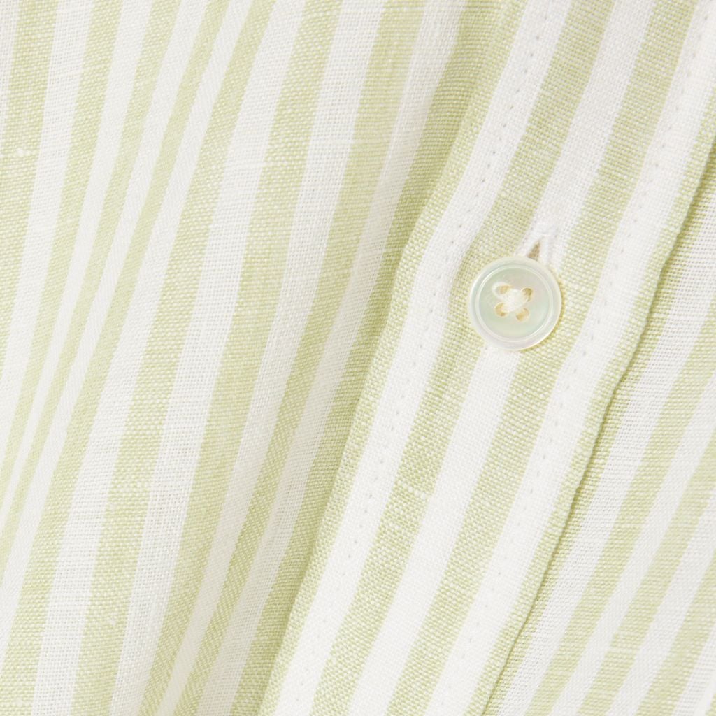 Áo Sơ Mi Lacoste Nam Dáng Suông Chất Liệu Linen Tay Ngắn