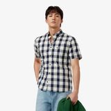 Áo Sơ Mi Lacoste Nam Dáng Suông Tay Ngắn