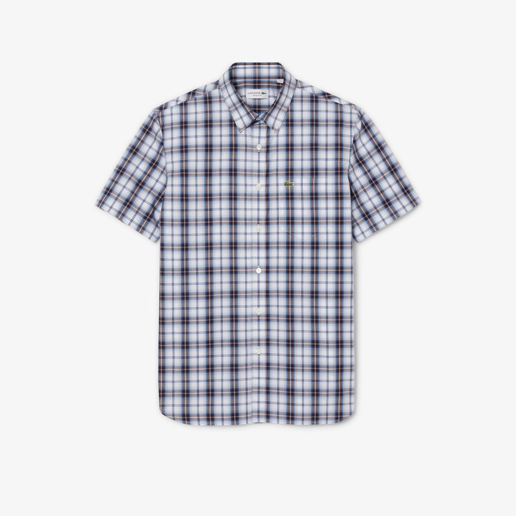 Áo Sơ Mi Lacoste Nam Dáng Suông Tay Ngắn