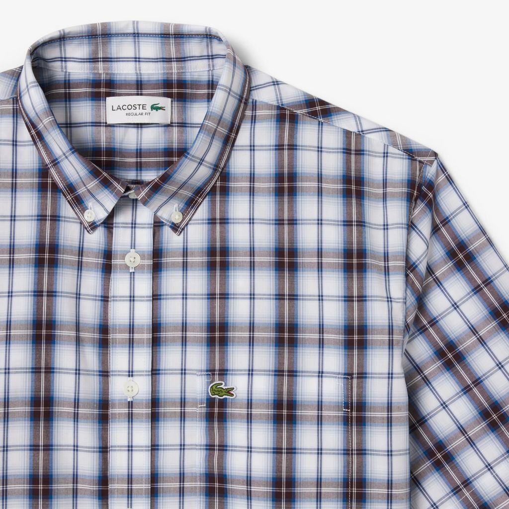 Áo Sơ Mi Lacoste Nam Dáng Suông Tay Ngắn