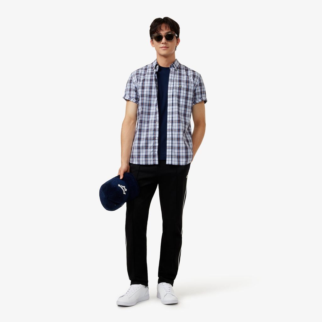 Áo Sơ Mi Lacoste Nam Dáng Suông Tay Ngắn