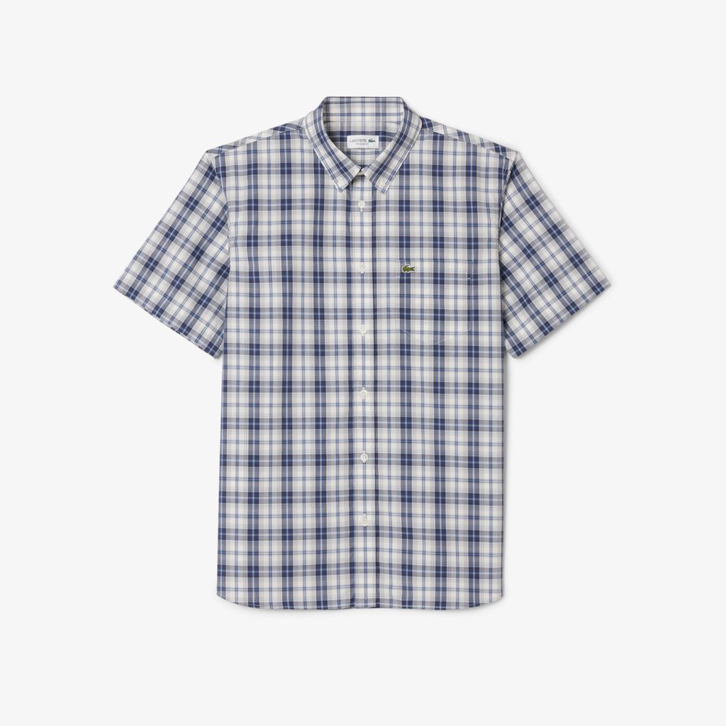 Áo Sơ Mi Lacoste Nam Dáng Suông Tay Ngắn