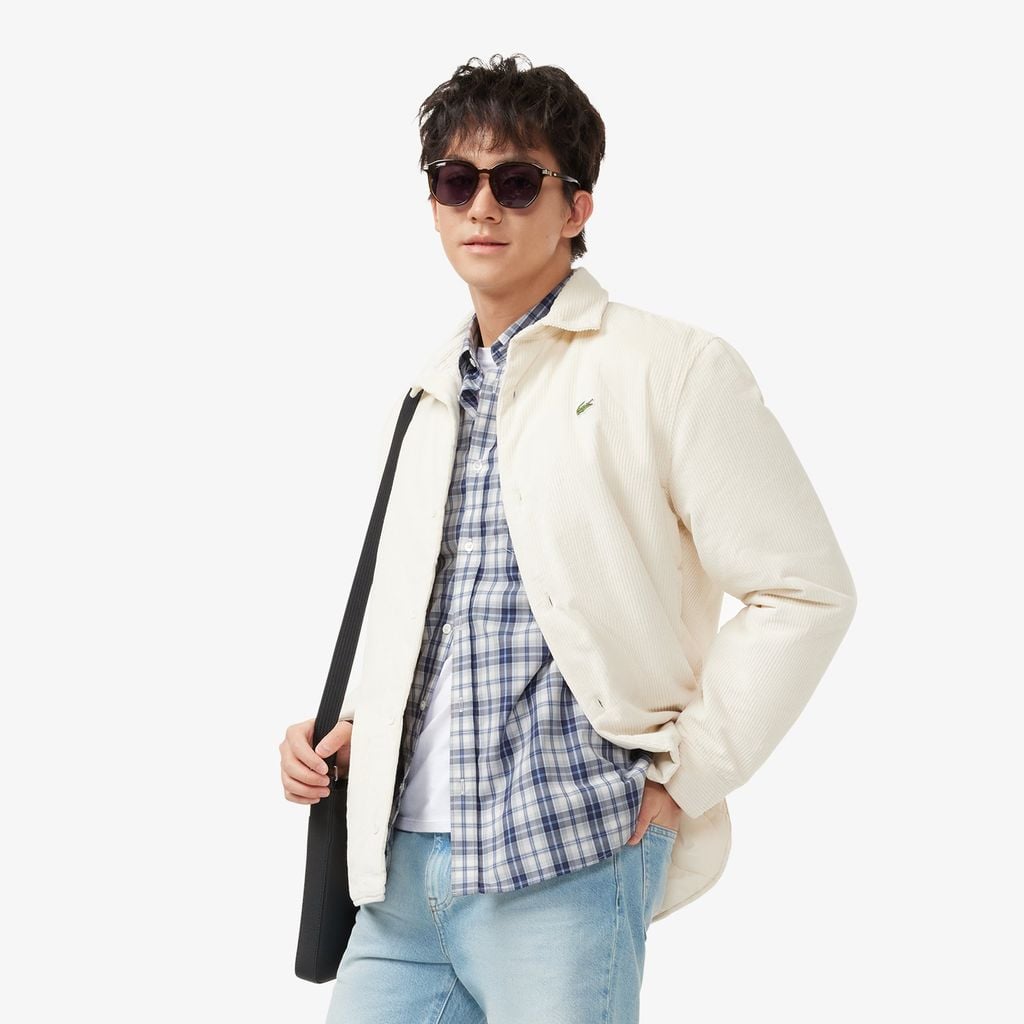 Áo Sơ Mi Lacoste Nam Dáng Suông Tay Ngắn