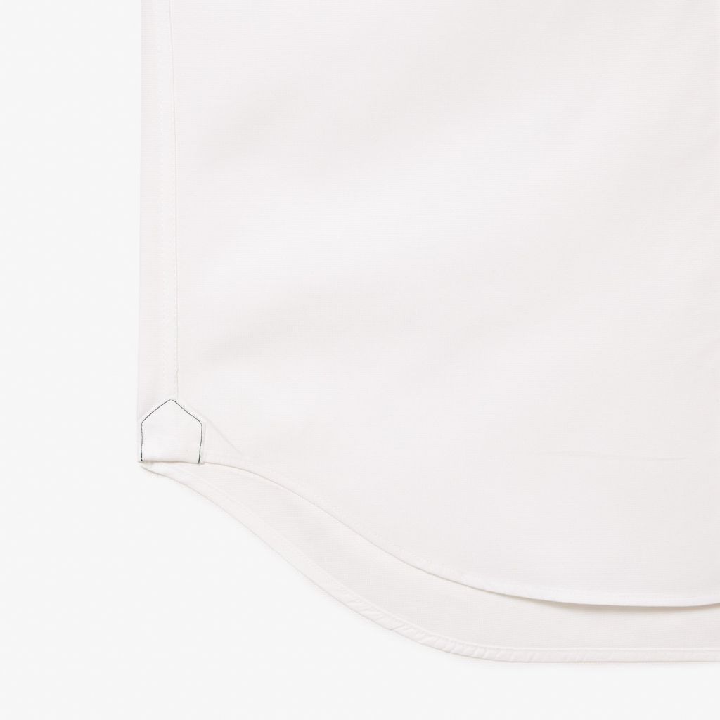 Áo Sơ Mi Lacoste Nam Dáng Suông Tay Ngắn Chất Liệu Cotton