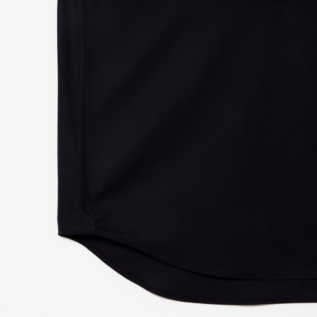 Áo Sơ Mi Lacoste Nam Dáng Suông Tay Ngắn Chất Liệu Cotton