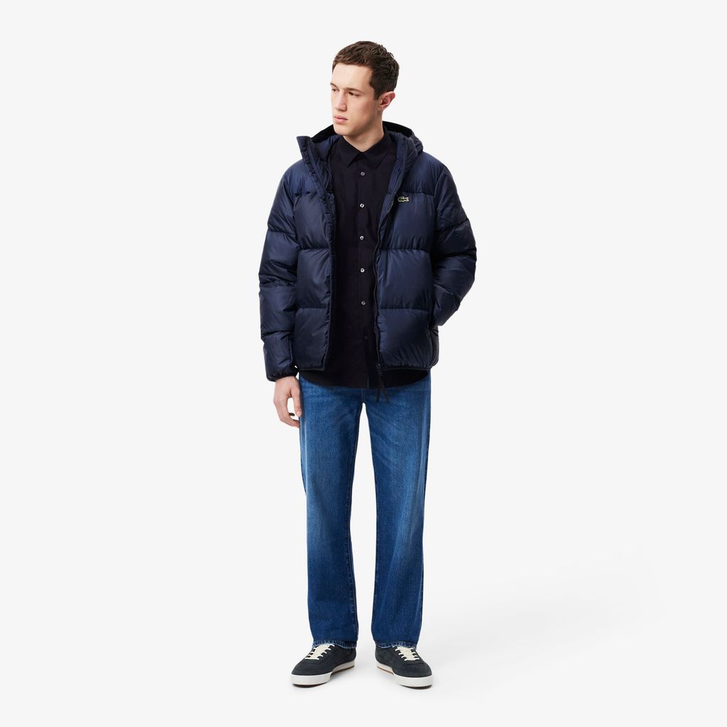 Áo Sơ Mi Lacoste Nam Dáng Suông Tay Ngắn Chất Liệu Cotton