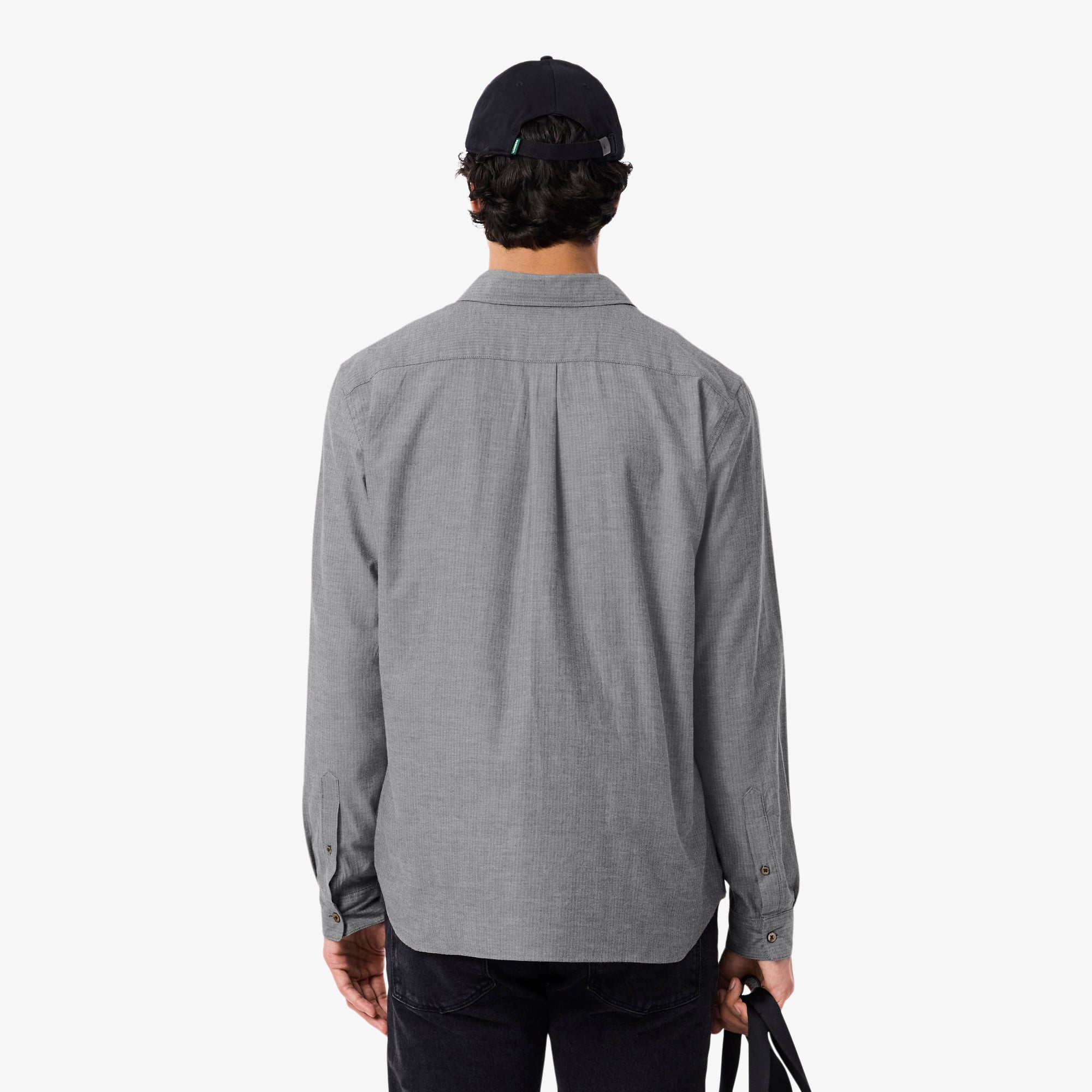 Áo Sơ Mi Lacoste Nam Dáng Suông Chất Liệu Cotton