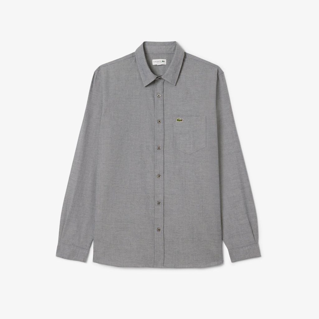 Áo Sơ Mi Lacoste Nam Dáng Suông Chất Liệu Cotton