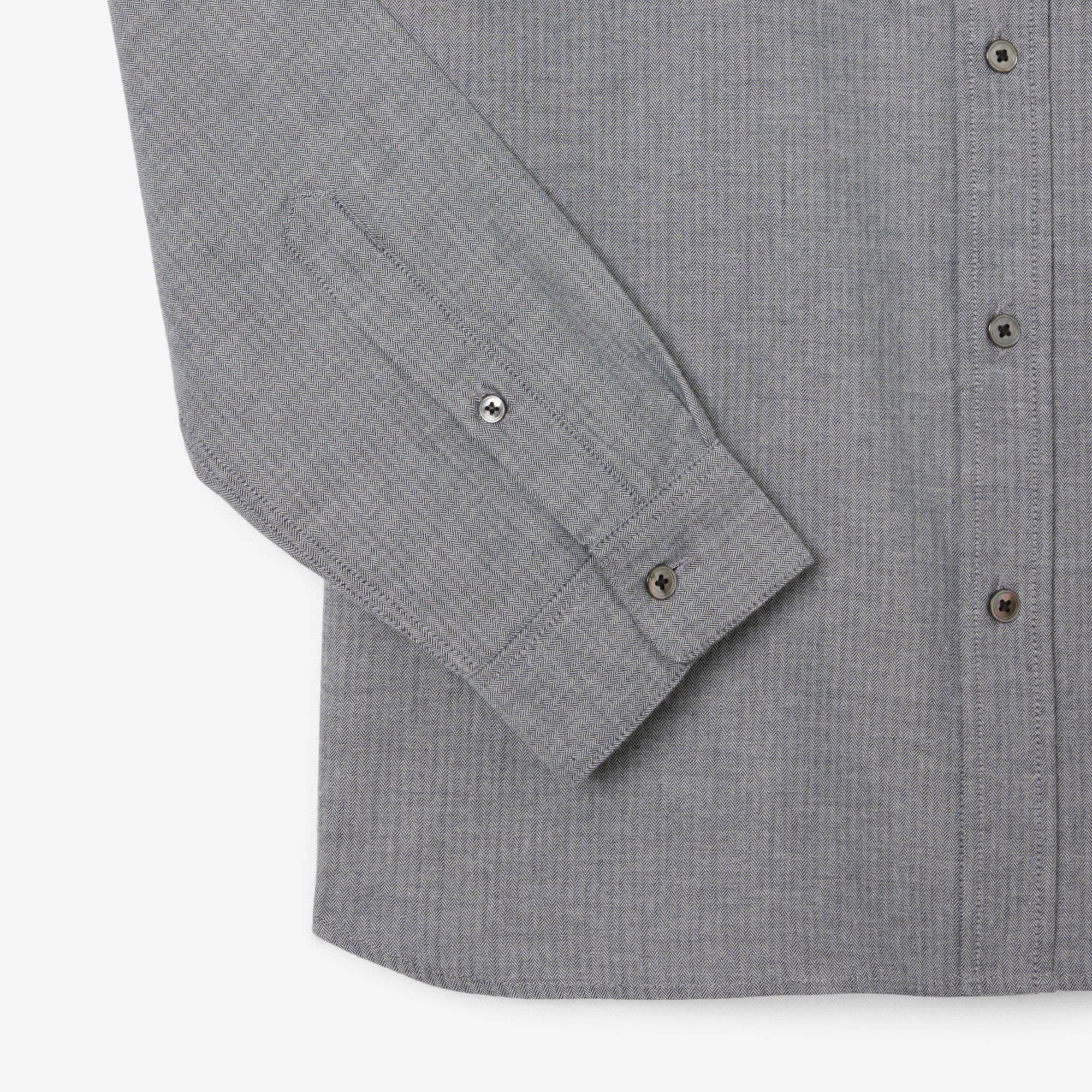 Áo Sơ Mi Lacoste Nam Dáng Suông Chất Liệu Cotton