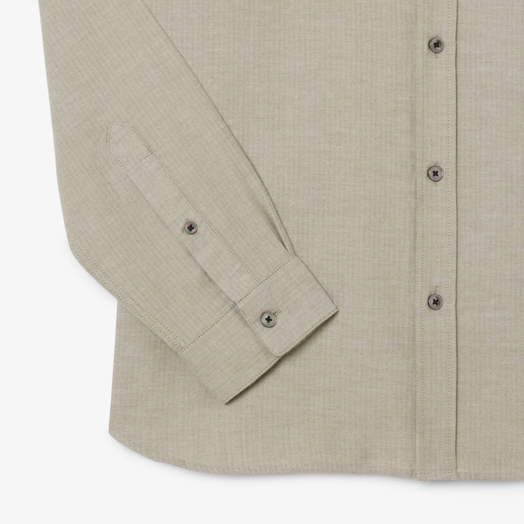 Áo Sơ Mi Lacoste Nam Dáng Suông Chất Liệu Cotton