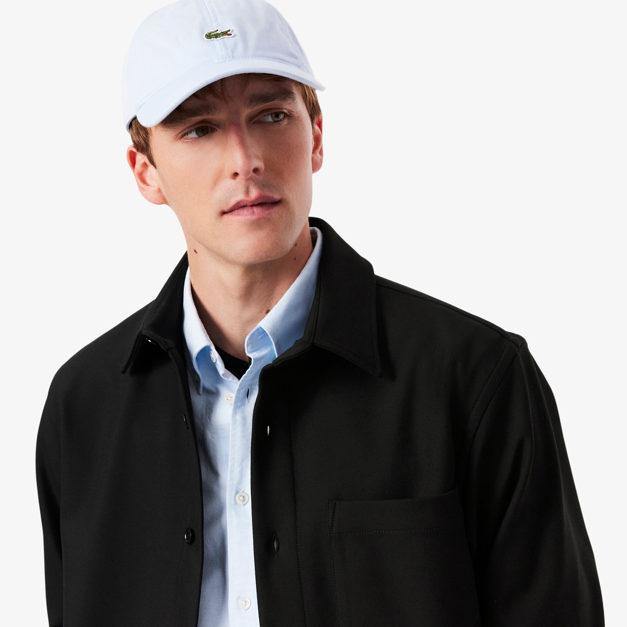 Áo Sơ Mi Khoác Ngoài Lacoste Nam Áo Double Face Oversize