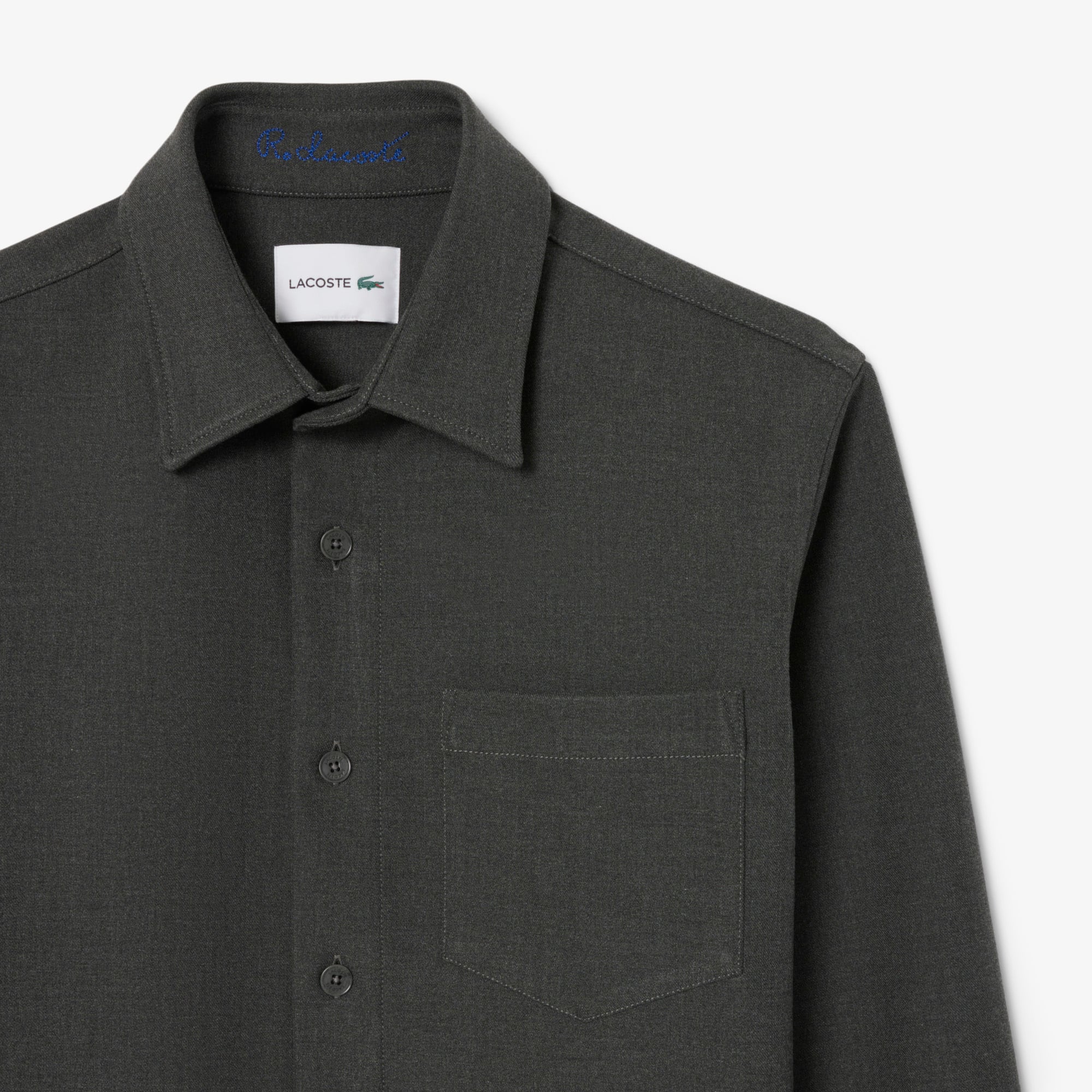 Áo Sơ Mi Khoác Ngoài Lacoste Nam Áo Double Face Oversize